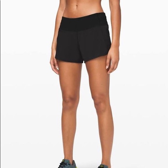 lululemon athletica Pants - Lululemon black running shorts
